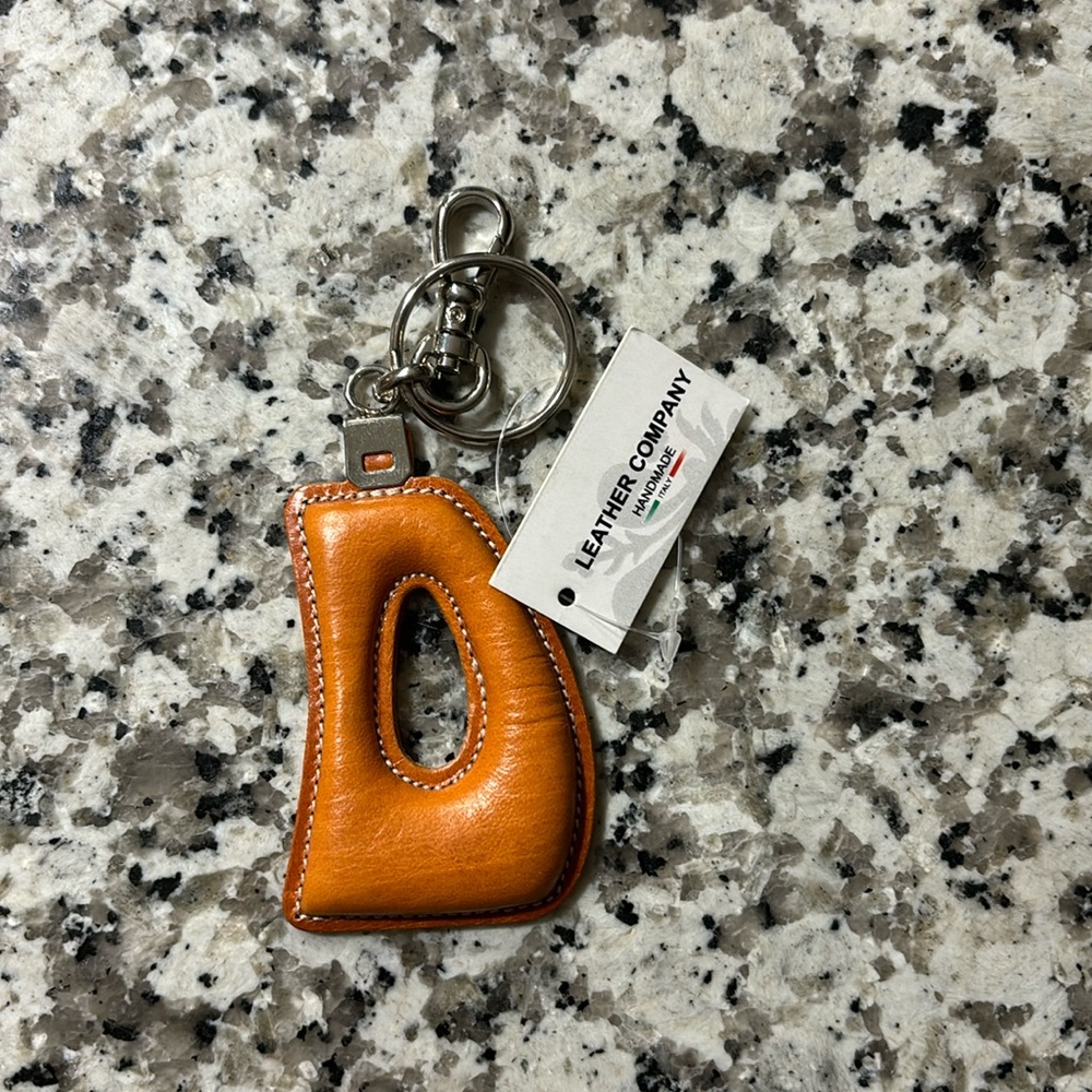 Leather key chain